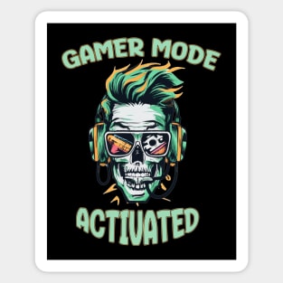 GAMING MODE ACTIVATED Sticker